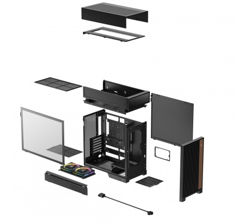 Корпус DeepCool CL660 Black (R-CL660-BKNNA0-G-1)