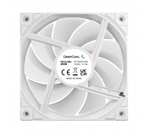 Вентилятор DeepCool FD12 ARGB WH