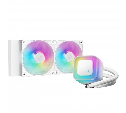 Система водяного охолодження DeepCool LE240 WH V2 (R-LE240-WHAMMN-G-2) Система водяного охолодження DeepCool LE240 WH V2 (R-LE240-WHAMMN-G-2)