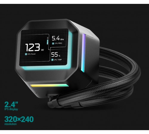 Система водяного охолодження DeepCool LM240 Black (R-LM240-BKDMMC-1)