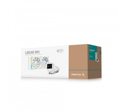 Система водяного охолодження DeepCool LM240 WH (R-LM240-WHDMMC-1)