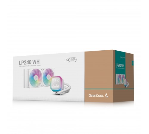 Система водяного охолодження DeepCool LP240 ARGB White (R-LP240-WHMSMC-G-1) Система водяного охолодження DeepCool LP240 ARGB White (R-LP240-WHMSMC-G-1)