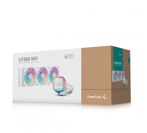 Система водяного охолодження DeepCool LP360 ARGB White (R-LP360-WHMSMC-G-1) Система водяного охолодження DeepCool LP360 ARGB White (R-LP360-WHMSMC-G-1)