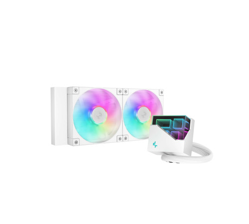 Система водяного охолодження DeepCool LT240 ARGB White (R-LT240-WHAMNC-G-1)