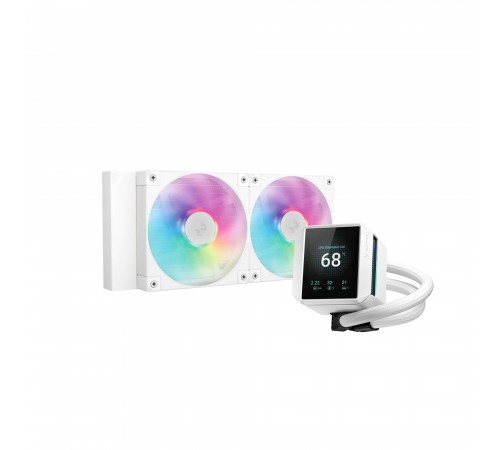 Система водяного охолодження DeepCool Mystique 240 ARGB White (R-LX240-WHDSNMCP-G-1)
