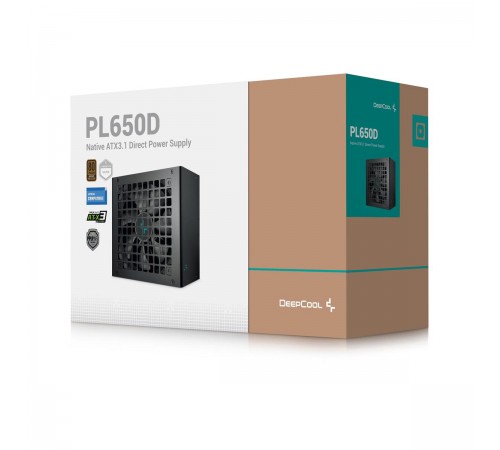 Блок живлення DeepCool PL650D (R-PL650D-FC0B-EU-V2) 650W