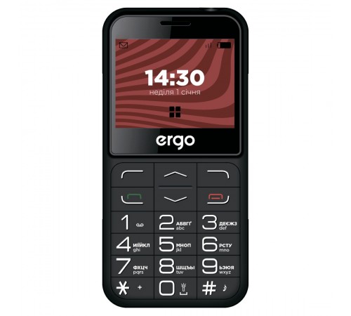 Мобiльний телефон Ergo R231 Dual Sim Black