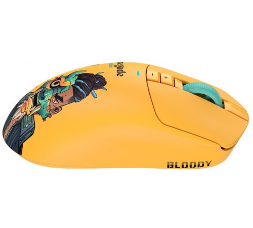 Миша бездротова A4Tech Bloody R72 Ultra Renegade Sunset Yellow Миша бездротова A4Tech Bloody R72 Ultra Renegade Sunset Yellow