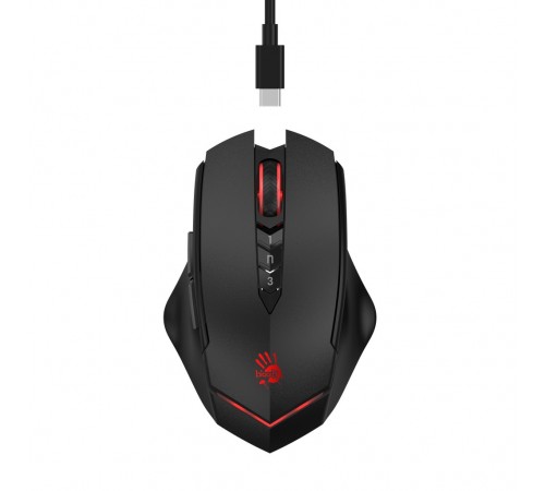 Миша бездротова Bloody R80 Plus Black