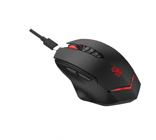 Миша бездротова Bloody R80 Plus Black
