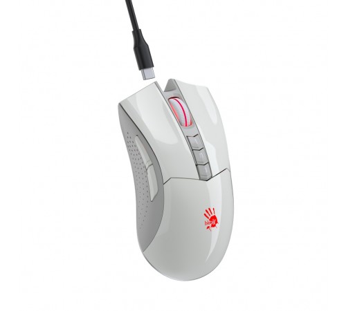 Миша Bloody R90 Plus Greyish White
