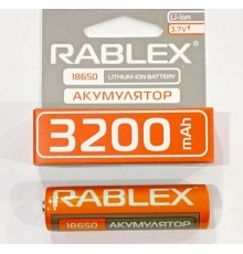 Акумулятор Rablex 18650 Li-Ion 3200mAh