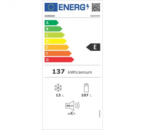 Холодильник Gorenje RB492PW