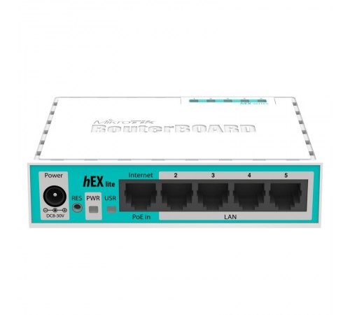 Маршрутизатор MikroTik RouterBOARD RB750r2 hEX lite Маршрутизатор MikroTik RouterBOARD RB750r2 hEX lite