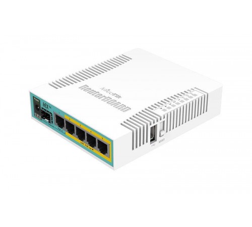 Маршрутизатор MikroTik RouterBoard RB960PGS hEX PoE (800MHz/128Mb, 1xUSB, 5х1000Мбит, Passive PoE) Маршрутизатор MikroTik RouterBoard RB960PGS hEX PoE (800MHz/128Mb, 1xUSB, 5х1000Мбит, Passive PoE)