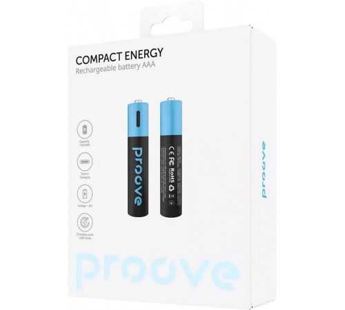 Акумулятори Proove Compact Energy AAA/HR03 NI-MH 740 mAh BL 2 шт