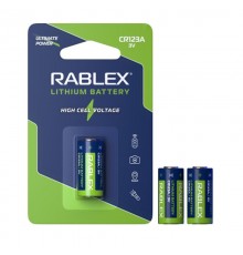 Батарейка Rablex CR123 BL 1шт