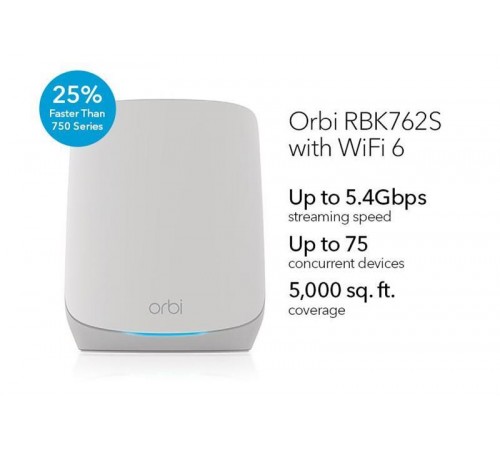 WiFi Mesh-система Netgear Orbi RBK762S (RBK762S-100EUS)