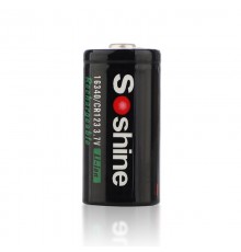 Акумулятор Soshine CR123A/16340 700mAh 1шт