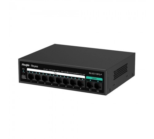 Комутатор Ruijie Reyee RG-ES110FG-P Комутатор Ruijie Reyee RG-ES110FG-P