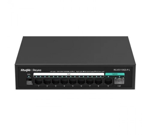 Комутатор Ruijie Reyee RG-ES110GS-P-L Комутатор Ruijie Reyee RG-ES110GS-P-L