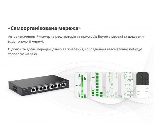 Комутатор Ruijie Reyee RG-ES210GC-LP Комутатор Ruijie Reyee RG-ES210GC-LP