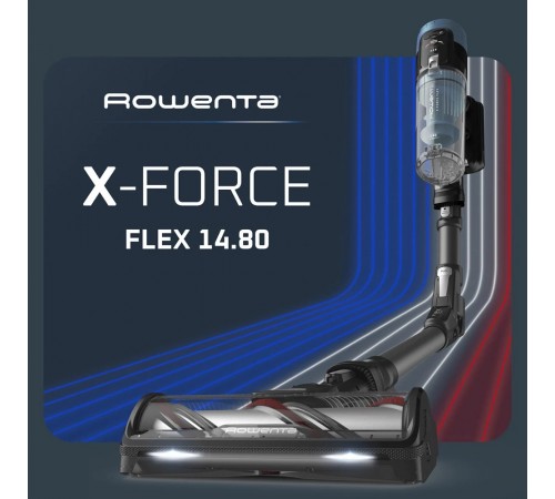 Акумуляторний пилосос Rowenta X-Force Flex 14.80 Animal Aqua RH9BC1WO Акумуляторний пилосос Rowenta X-Force Flex 14.80 Animal Aqua RH9BC1WO