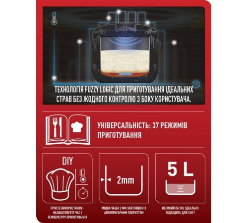 Мультиварка Tefal Essential Cook RK321A34