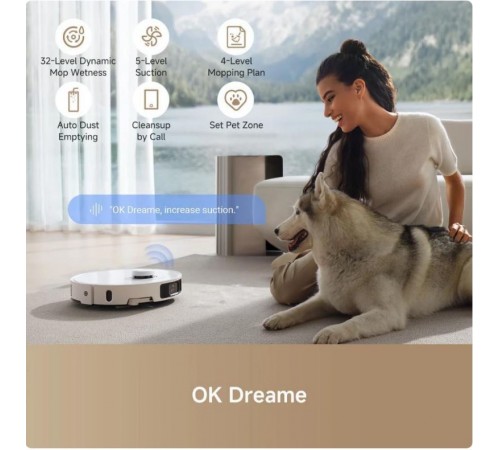 Робот-пилосос Dreame L40 Ultra CE White (RLD52SE-Wh)