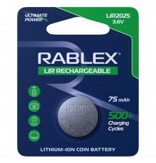 Акумулятор Rablex LIR2025 3.6V 75mAh (RLIR2025)
