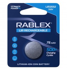 Акумулятор Rablex LIR2032 3.6V 75mAh (RLIR2032)