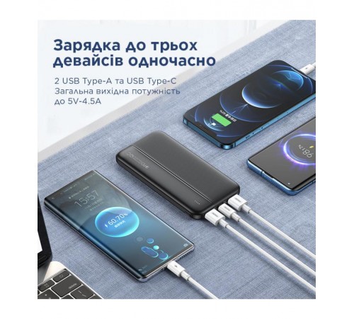 Універсальна мобільна батарея Remax RPP-212 Tinyl 10000mAh Black (RPP-212)