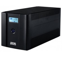 Джерело безперебійного живлення Powercom RPT-2000AP, Lin.int., AVR, 4 x евро, USB, LCD, пластик (00210226)
