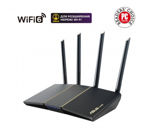Бездротовий маршрутизатор Asus RT-AX57 (90IG06Z0-MO3C00)