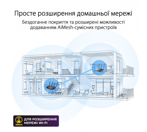 Бездротовий маршрутизатор Asus RT-AX57 (90IG06Z0-MO3C00)