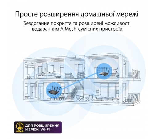 Бездротовий маршрутизатор Asus RT-AX57 (90IG06Z0-MO3C00)