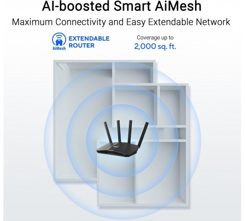 Бездротовий маршрутизатор Asus RT-BE55 (90IG0A80-MO3C00)