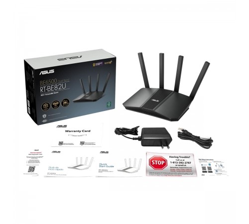 Бездротовий маршрутизатор Asus RT-BE82U (90IG0990-MO9B00) Бездротовий маршрутизатор Asus RT-BE82U (90IG0990-MO9B00)