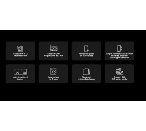 Корпус 1stPlayer RT5 Black без БЖ