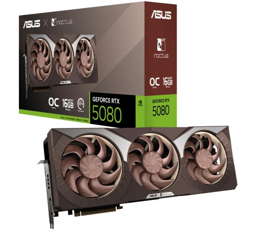 Відеокарта GF RTX 5080 16GB GDDR7 Noctua OC Asus (RTX5080-O16G-NOCTUA)