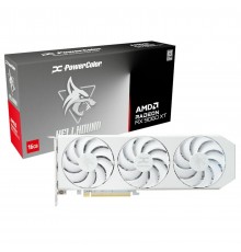 Відеокарта AMD Radeon RX 9060 XT 16GB GDDR6 Hellhound Spectral White PowerColor (RX9060XT 16G-L/OC/WHITE)