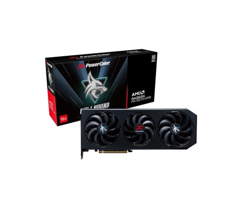 Відеокарта AMD Radeon RX 9070 GRE 12GB GDDR6 Hellhound PowerColor (RX9070GRE 12G-L/OC)