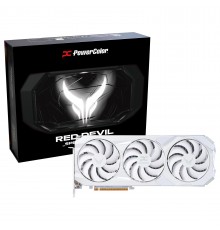 Відеокарта AMD Radeon RX 9070 XT 16GB GDDR6 Red Devil Spectral White PowerColor (RX9070XT 16G-E/OC/WHITE)