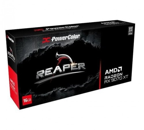 Відеокарта AMD Radeon RX 9070 16GB GDDR6 Reaper PowerColor (RX9070 16G-A) Відеокарта AMD Radeon RX 9070 16GB GDDR6 Reaper PowerColor (RX9070 16G-A)