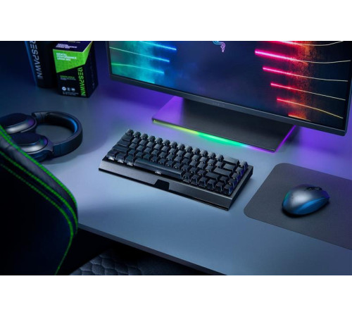 Клавіатура бездротова Razer BlackWidow V3 Mini Hyperspeed Green Switch Black (RZ03-03891600-R3R1)