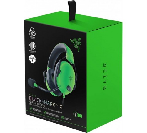 Гарнітура Razer BlackShark V2 X Green (RZ04-03240600-R3M1) Гарнітура Razer BlackShark V2 X Green (RZ04-03240600-R3M1)
