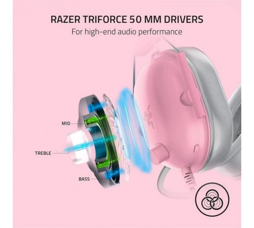 Гарнітура Razer BlackShark V2 X Quartz (RZ04-03240800-R3M1) Гарнітура Razer BlackShark V2 X Quartz (RZ04-03240800-R3M1)