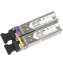 Модуль SFP MikroTik S-4554LC80D пара (1.25G Single Mode, LC, до 80км)