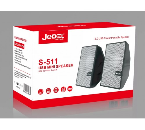 Акустична система Jedel S-511 Black Акустична система Jedel S-511 Black