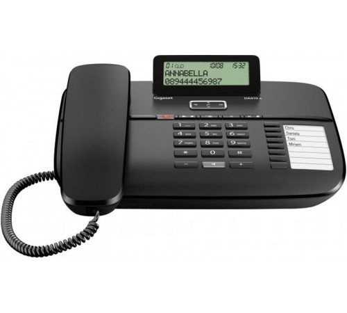 Провiдний телефон Gigaset DA810A Black (S30350-S214-N101)